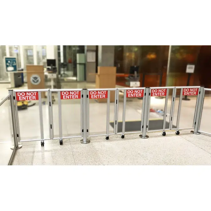 Magnetic Breakaway Egress Gate