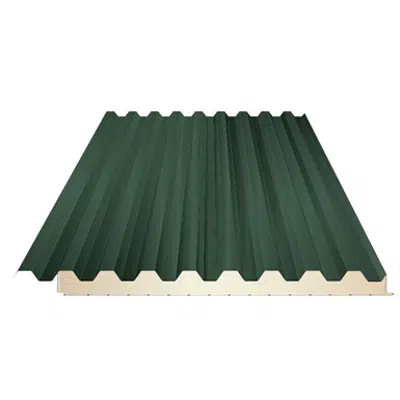 kép a termékről - UNI Roof 28 - Polyurethane insulated panels