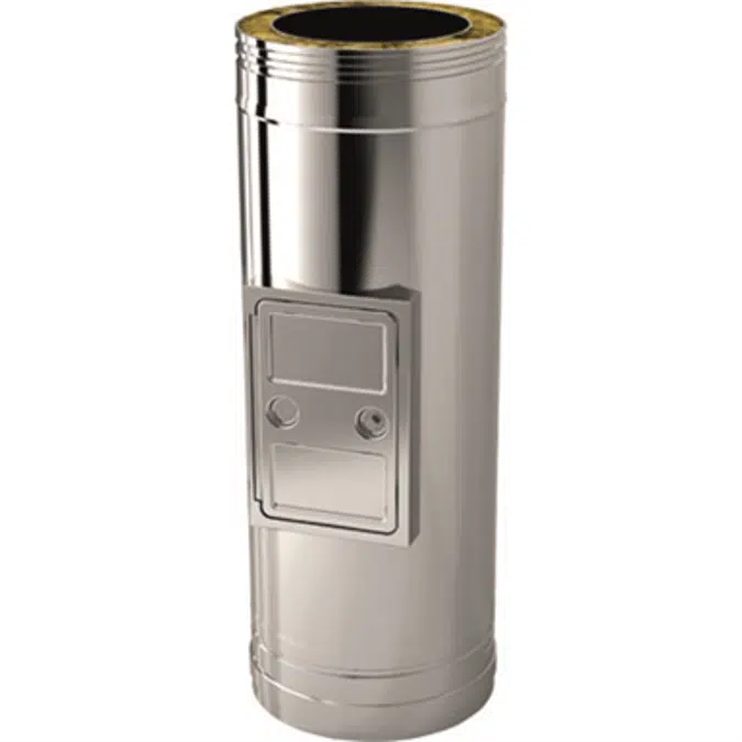 INOX - ELEMENT WITH INSPECTION DOOR DW for SOLID and LIQUID Fuel