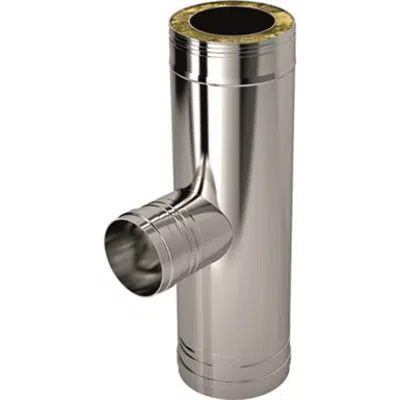 afbeelding voor INOX - TEE MALE 90° Diam. 80 REDUCED FITTING