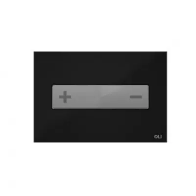 bild för Oceania - black glass with stainless steel button
