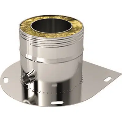 INOX - FLOOR SUPPORT WITH LATERAL DRAIN图像