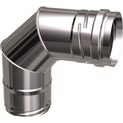 Image for OLIFLEX PPs Single Wall - ELBOW 87° STAINLESS STEEL SINGLE W.