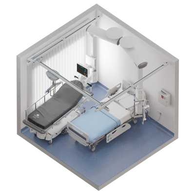 Image for ICU Patient Room, with ceiling lift