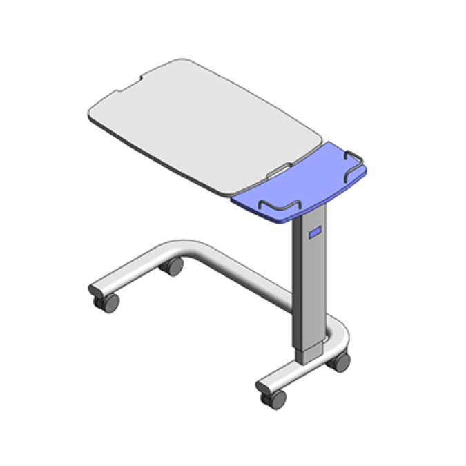 BIM objects - Free download! Overbed Table | BIMobject
