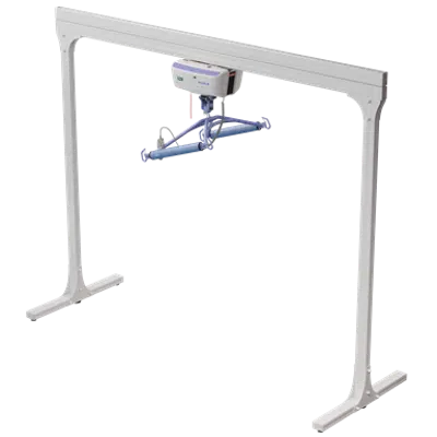 Image pour Bariatric Semi-Permanent 2 Post track system with Bariatric Ceiling Lift