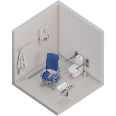kuva kohteelle Shower room with shower chair