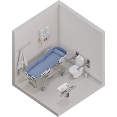Image for Shower room with shower trolley
