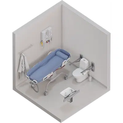 Image pour Shower room with shower trolley