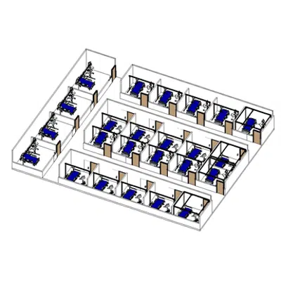 Immagine per Temporary (Pop-up) Hospital with ceiling lift