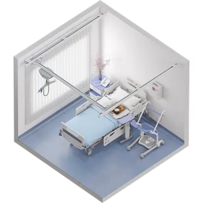 Imagem para Patient room with ceiling lift}