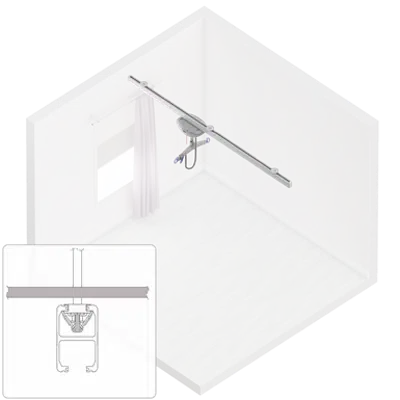 bilde for 272 kg (600lb) Straight track assembly and Maxi Sky 2  (parametric)