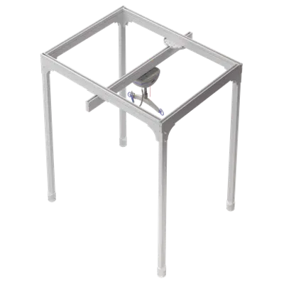 Зображення для Semi-Permanent 4 Post track system with ceiling lift