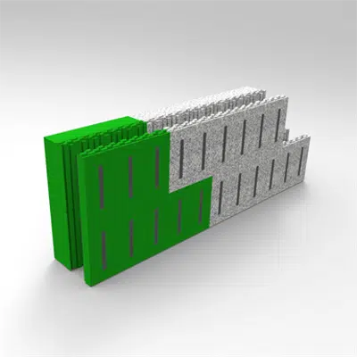 Image for Climablock Standard Element - Stay-in-place form