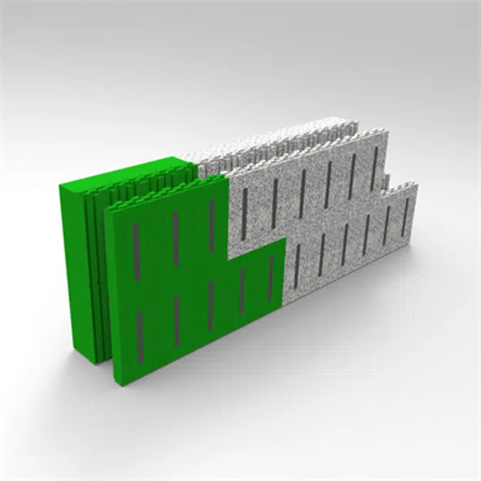 Climablock Standard Element - Stay-in-place form