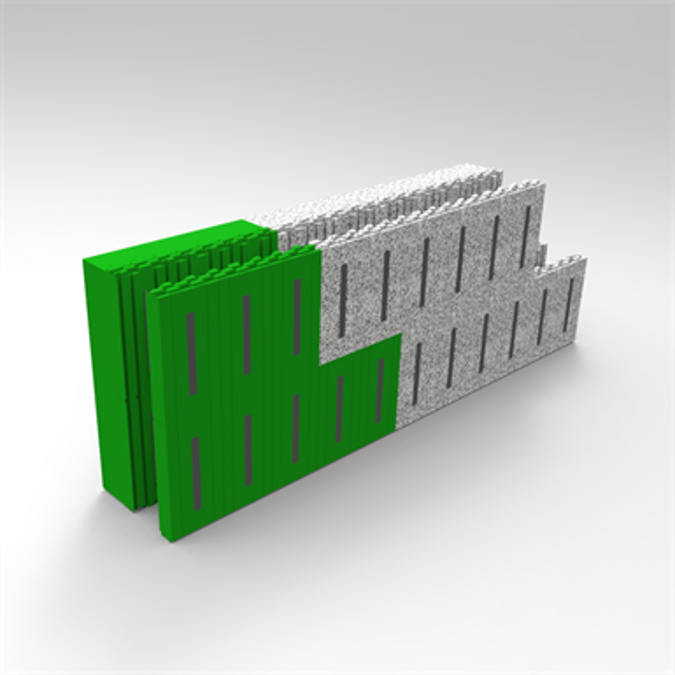 Climablock Standard Element - Stay-in-place form
