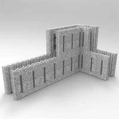 Climablock, Insulating Concrete Form ICF Building System in TWINPOR® EPS 이미지