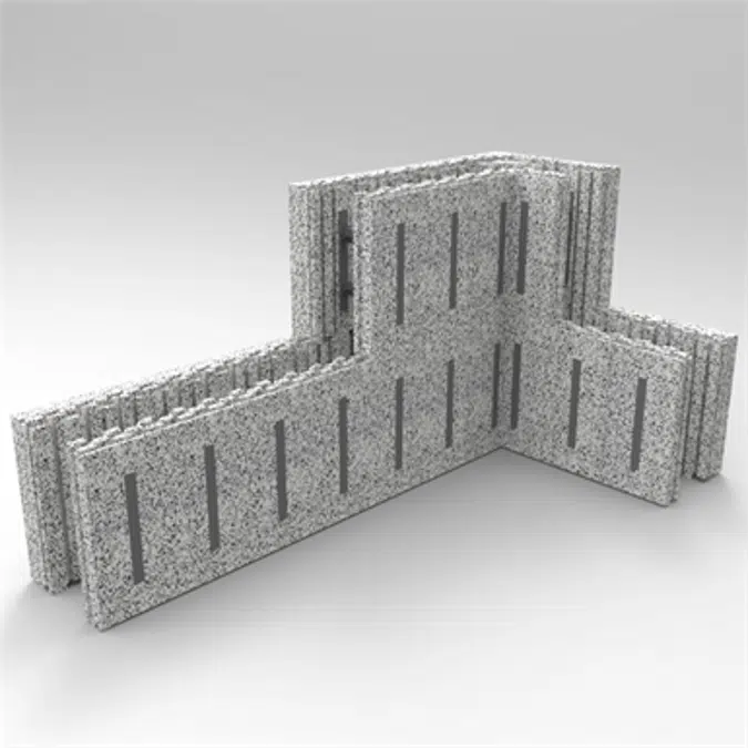 Climablock, Insulating Concrete Form ICF Building System in TWINPOR® EPS