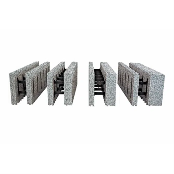 Climablock, Insulating Concrete Form ICF Building System in TWINPOR® EPS