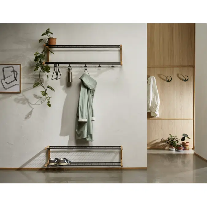 Anna Wandgarderobe mit Hutablage