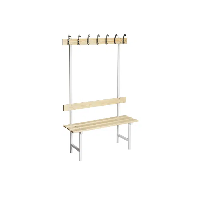 Bench 70 - with hooks and backrests