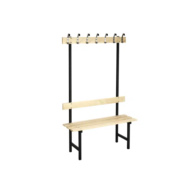 Bench 70 - with hooks and backrests