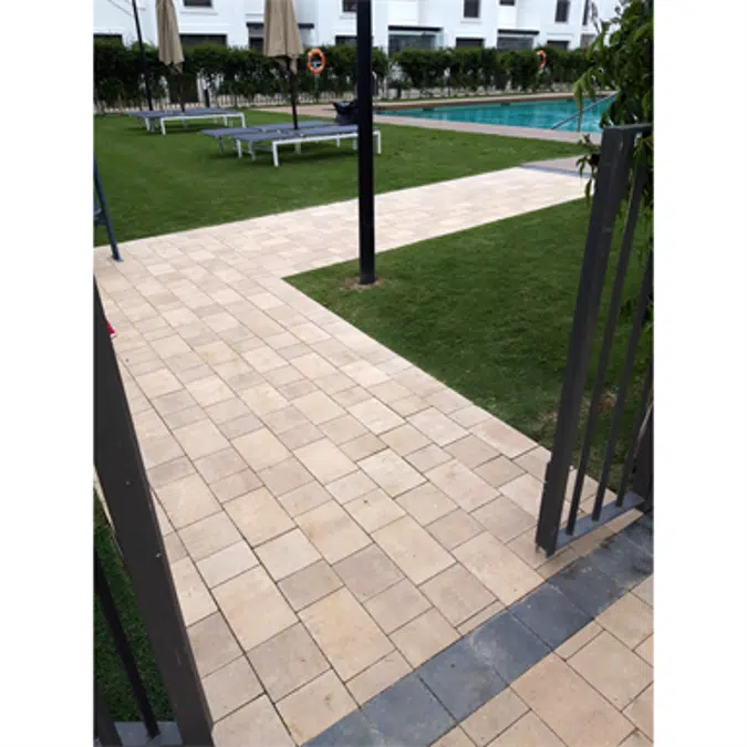 BIM objects - Free download! Pavers Model Viana 12x16 | BIMobject