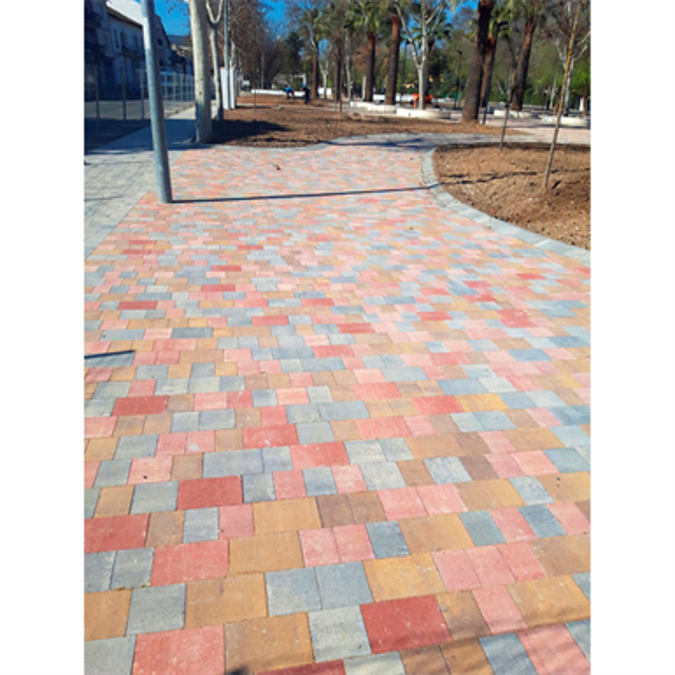 BIM objects - Free download! Pavers Model Viana 12x16 | BIMobject