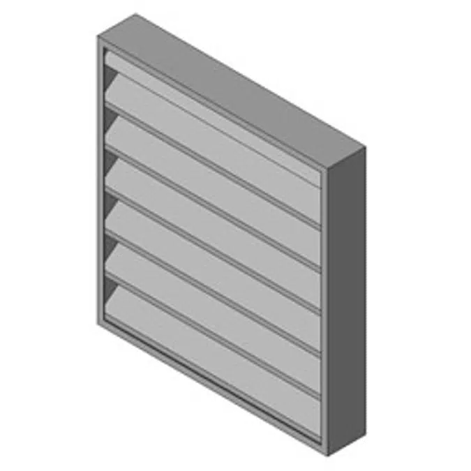 Reliable-Stationary Heavyline Louver-6375DS