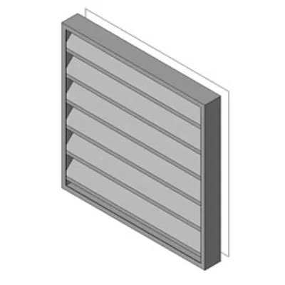 imagen para Reliable-Stationary Heavyline Louver-445RGD5