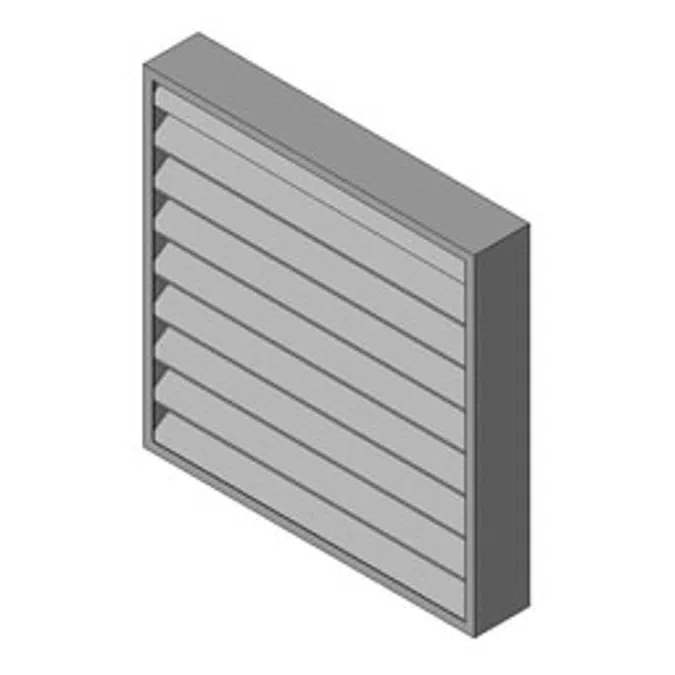 Reliable-Stationary Heavyline Louver-6350DS