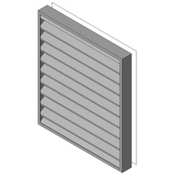 Reliable-Stationary Heavyline Louver-430RDS