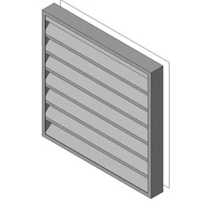 Image pour Reliable-Stationary Heavyline Louver-445RD5125