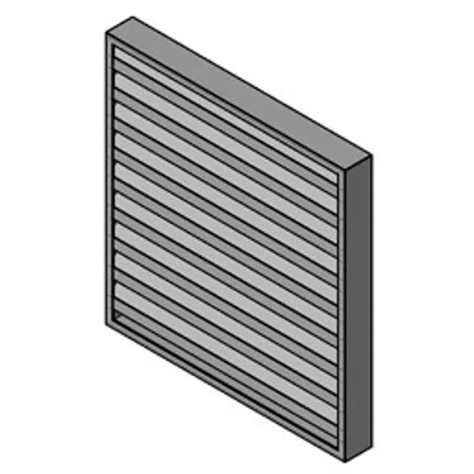 Reliable-Stationary Heavyline Louver-4RY-H