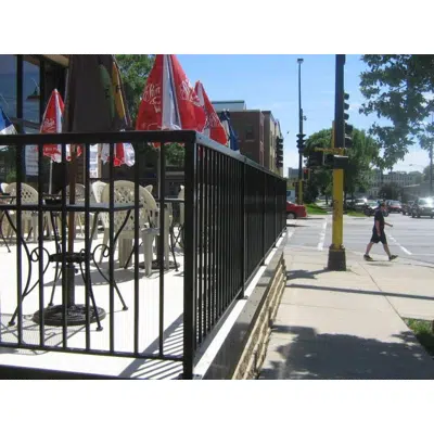 billede til Aluminum Picket Railing