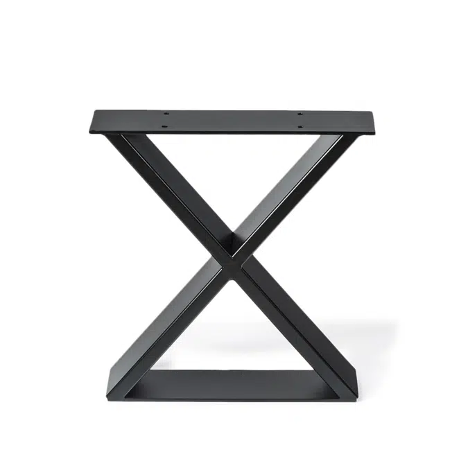 Industrial style steel furniture leg cross shape 914