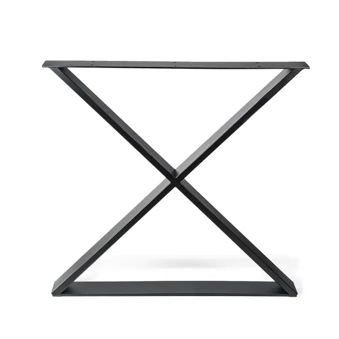 Industrial style steel furniture leg cross shape 914