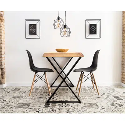 画像 Industrial style steel furniture leg cross shape 914