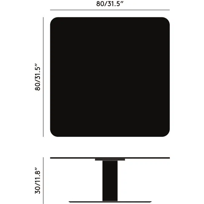 Flash Table Square