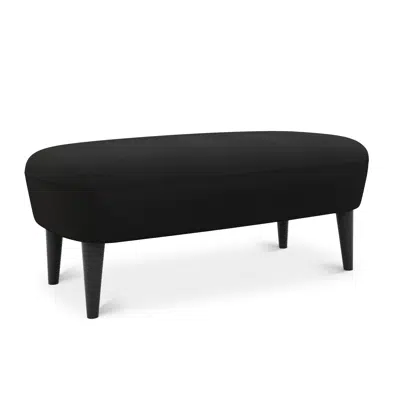 Image pour Wingback Long Ottoman