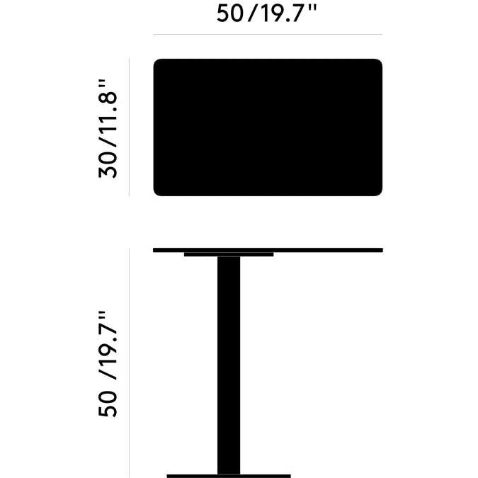 Flash Table Rectangle