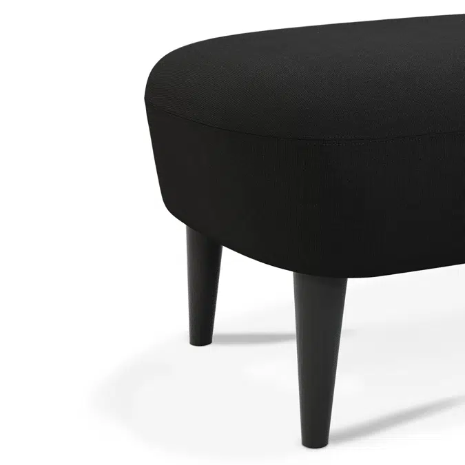 Wingback Ottoman