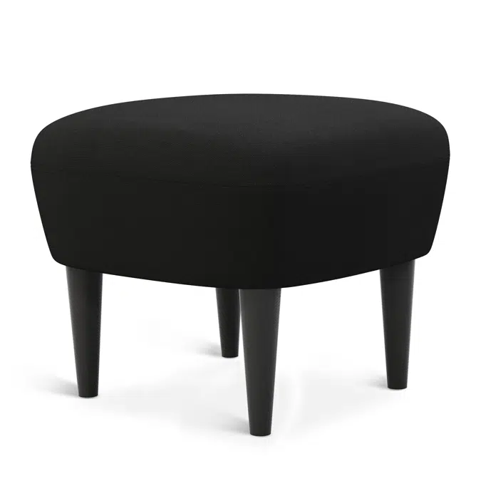 Wingback Ottoman