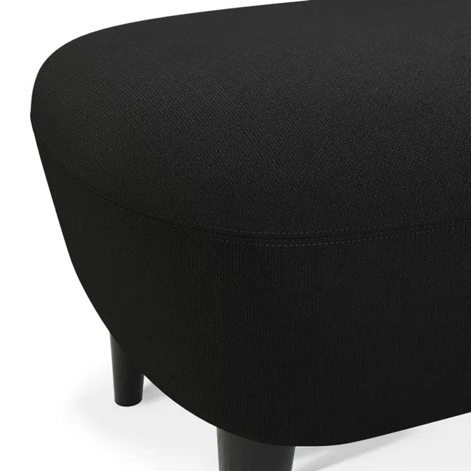 Wingback Ottoman