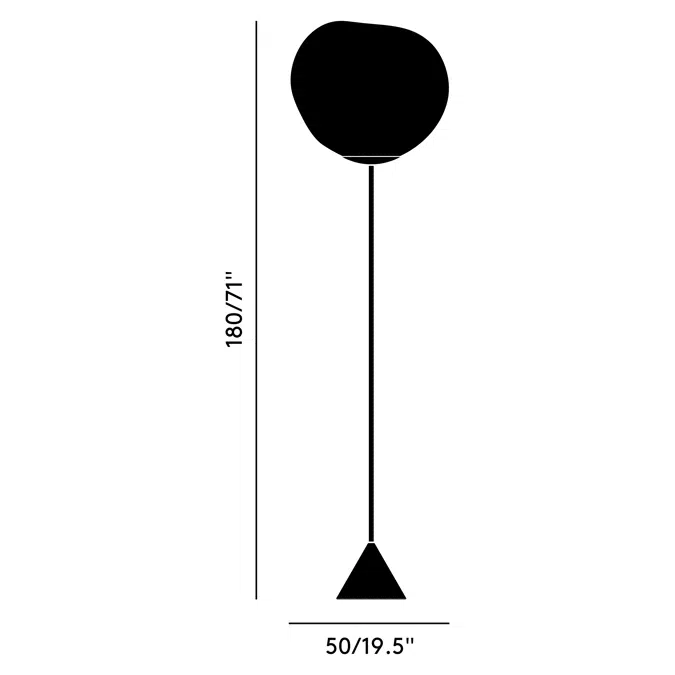 Melt Cone Slim Floor LED