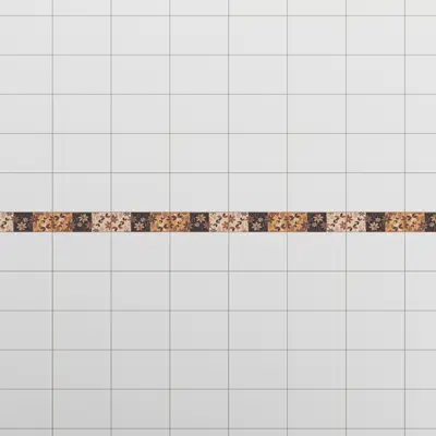 imagen para Decorado margot marron 150 x 450 mm