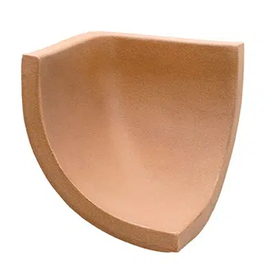 Esquinero sanitaria interno rojo图像
