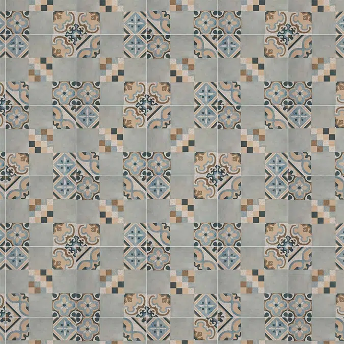 Cerámica hidráulico distrito 610 x 610 mm