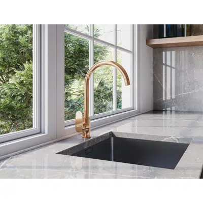 Immagine per Griferia Monocontrol para Lavaplatos Edge Oro Rosa