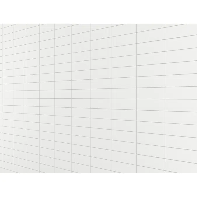 Cerámica brick pared Metro blanco 90 x 270 mm